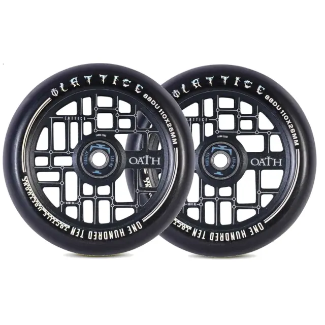 OATH Lattice V2 Wheels Black 110 2