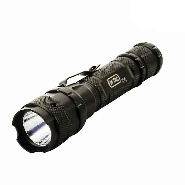 M-Tac Flashlight P4-Φακός 250 Lumens - 01-Black-Μαύρο