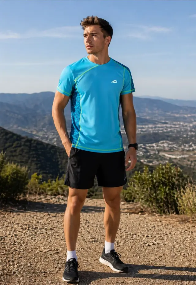 T-shirt Noshame® Σιελ Dry Fit - 152679 - XXL