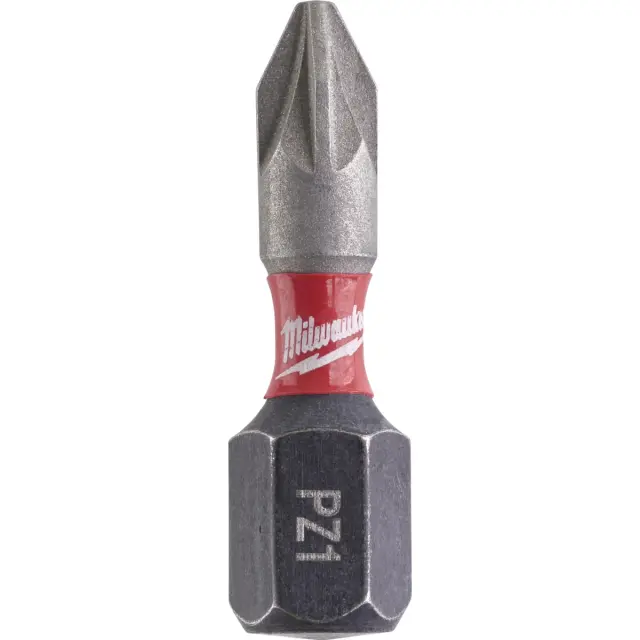 Μύτες Pozidrive 1x25mm MILWAUKEE SHOCKWAVE IMPACT DUTY Σετ 2Τμχ