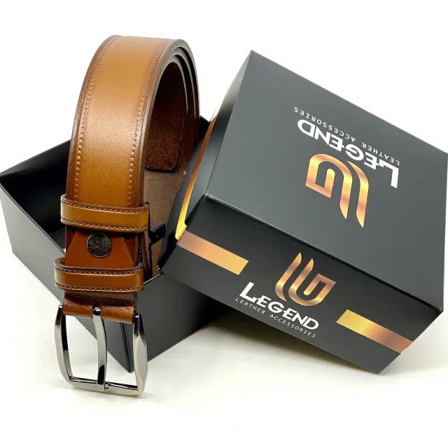 Ταμπά Δερμάτινη Ζώνη Full Grain 3,5 cm 2
