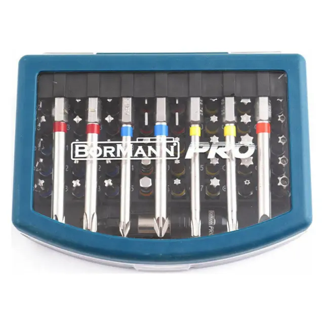 Bormann Pro Σετ Μυτες Και Ανταπτορας Ατσαλι S2 56τμχ BHT1610