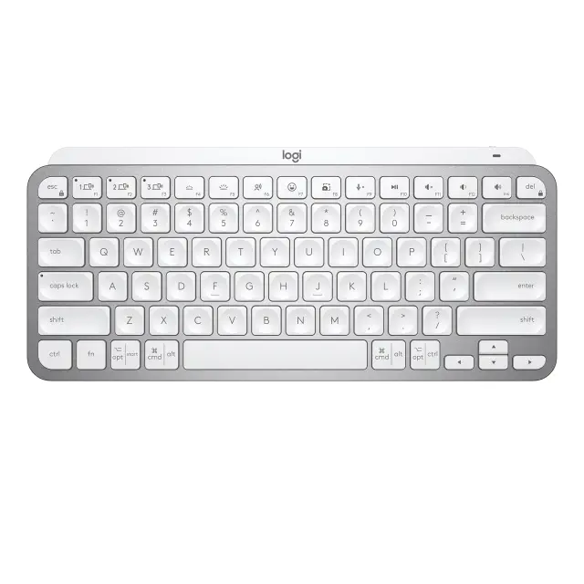 Logitech - MX Keys Mini Minimalist Wireless Illuminated Keyboard - Nordic Layout