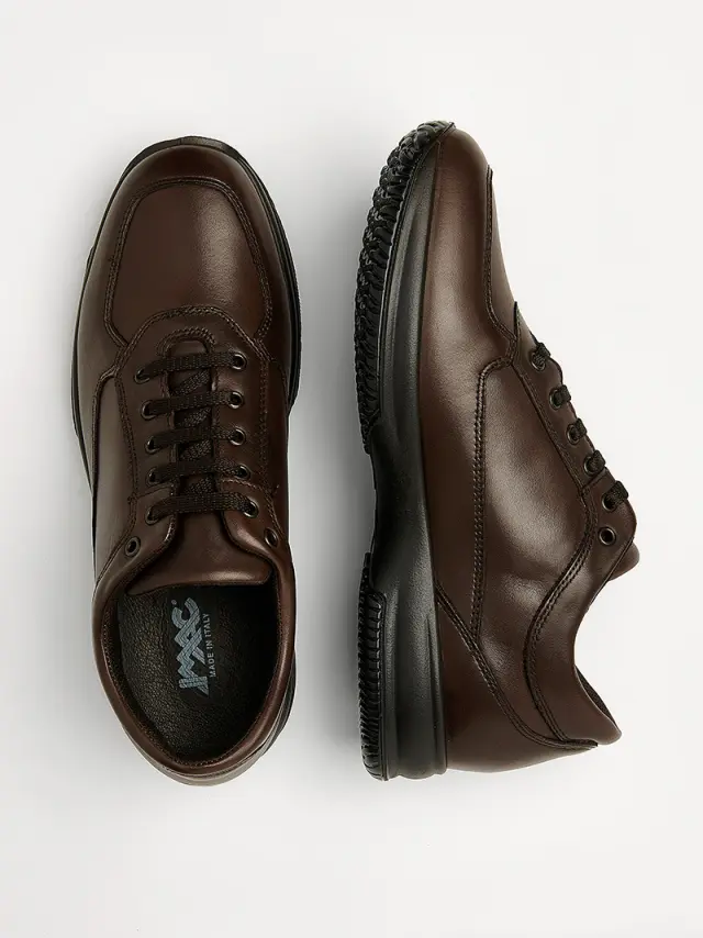 Imac Sneakers Ανδρικό δέρμα Καφέ IMA/651610 T.MORO 3