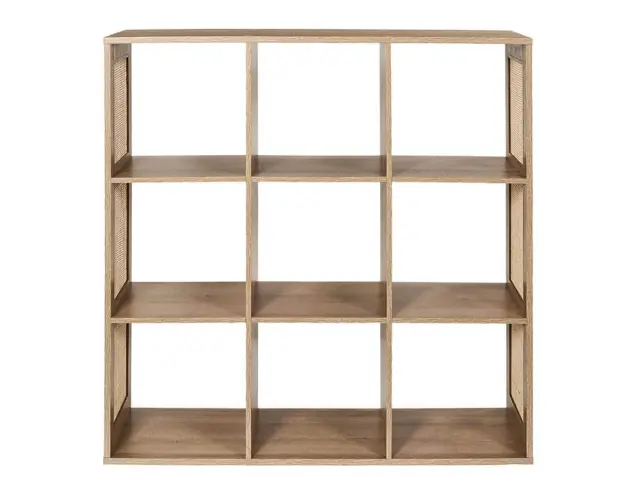Ραφιέρα Οργάνωσης Bali Home Deco Factory με 9 ράφια και διαστάσεις 99.6x32x99cm - Συνδυάζεται με κουτιά αποθήκευσης - Σε απόχρωση Ξύλου HD0246 3