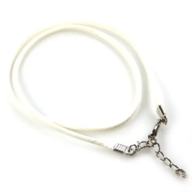 Κερόσπαγγος για Λαιμό White - 48cm - 2τεμ