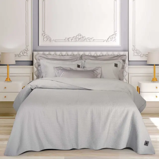 Κουβερλί μονά 160x240 Light Grey 3977 Greenwich Polo Club