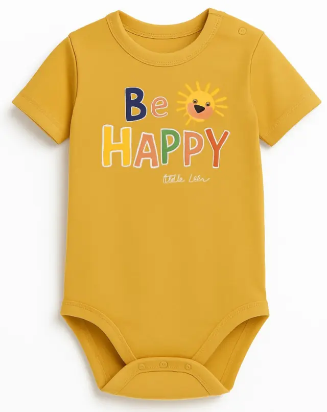 Κορμάκι Κοντομάνικο Be Happy Venere Yellow 8010616 - 18 M (86cm)