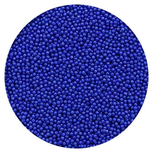 Χάντρες γυάλινες μικρές (Glass microbeads) Pentart 0,8-1mm 40gr, Μπλε 2