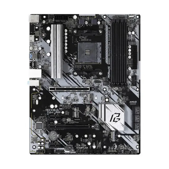 ASRock Motherboard B550 Phantom Gaming 4 (90-MXBCY0-A0UAYZ) 2