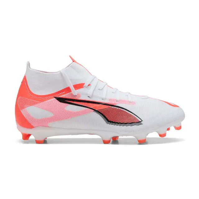 Puma Men's Ultra 5 Match+ FG/AG Άσπρο - Πορτοκαλί 108162-01 (Puma)