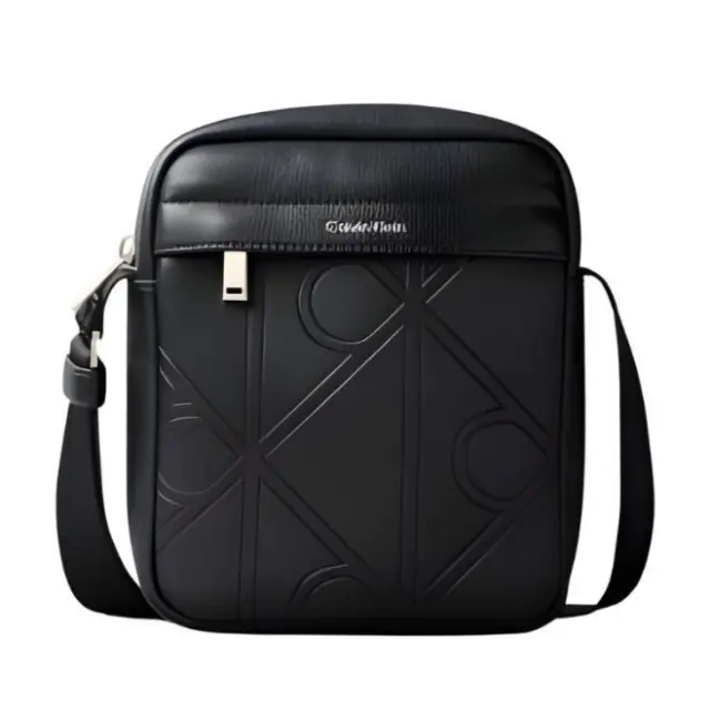 Ανδρική Τσάντα Χιαστί Calvin Klein LV04D3331G-UB1 Μαύρη Μαύρο - One Size