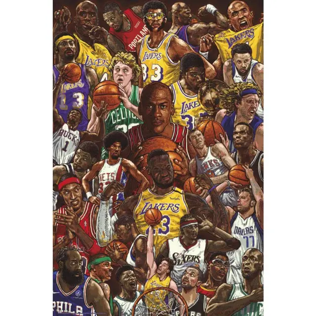 Αφίσα ΑΦΙΣΑ BASKETBALL SUPERSTARS POSTER 61Χ91 εκ. GPE5676