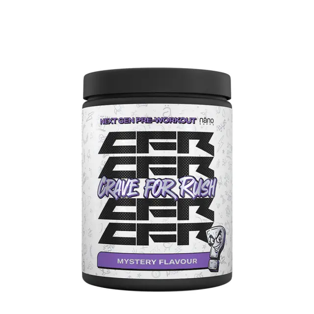 Nanosupps Crave For Rush Preworkout Mystery Flavour, 400 g