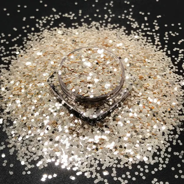 Chunky glitter λεπτό 20gr, Χρυσό ανοιχτό