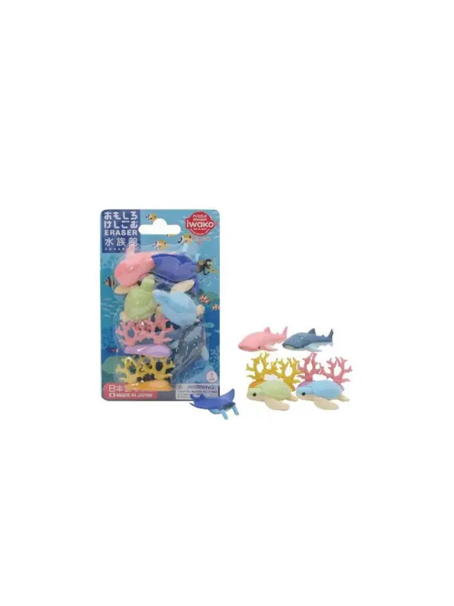 Σετ Γόμες 3D Aquarium iwako / ER-BRI 031 (IWAKO)
