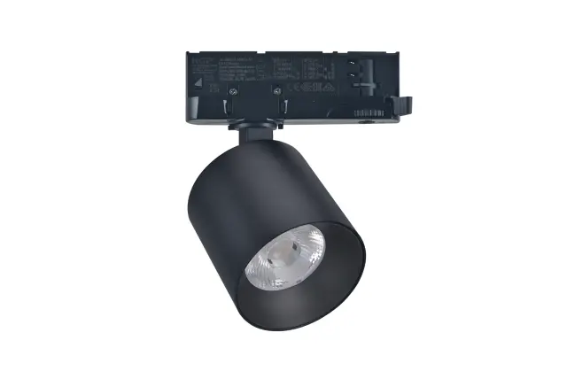 LED ΣΠΟΤ ΡΑΓΑΣ 4 ΓΡΑΜΜΩΝ 30W ΝΤΙΜΑΡΙΖΟΜΕΝΑ 230V 3000K 38°ΜΑΥΡΟ