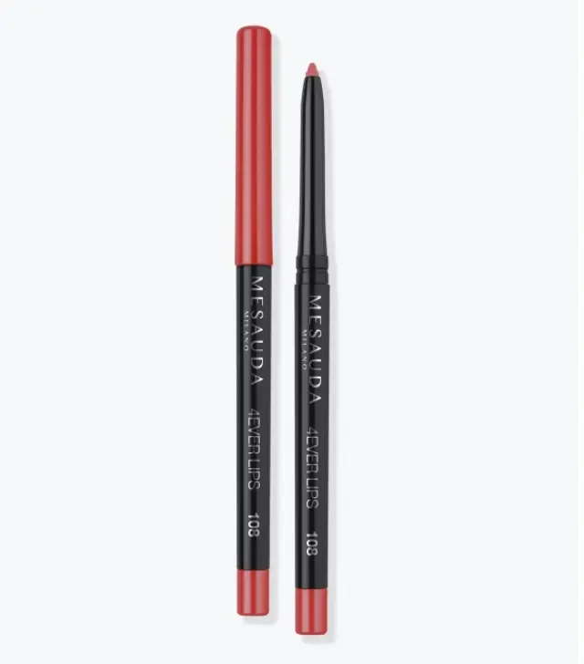 Mesauda 4ever Lips Brown Αυτόματο Μολύβι Χειλιών 108 Orange 0.35gr