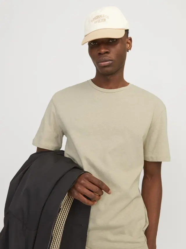 JPRCC SOFT LINEN BLEND SS TEE fields of rye 2