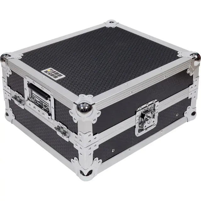 WALKASSE WM-12MLTSGL Flight Case Multi formato CDJ/MIXER 12" PLUS Silver (Laptop Stand). 2