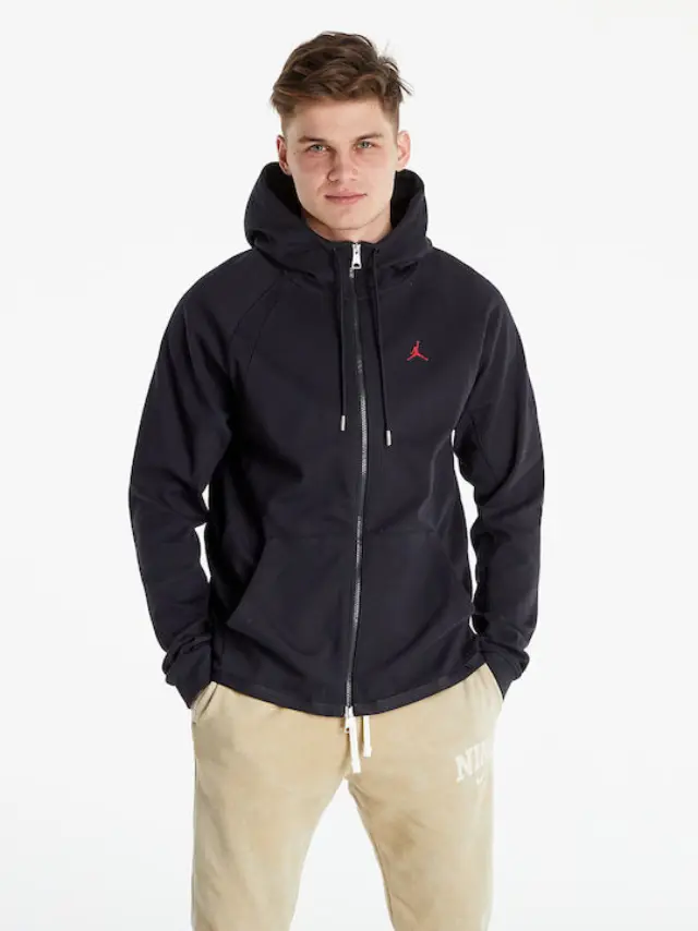 Jordan Essentials Warmup Ανδρικό Μπουφάν DJ0886-010 Μαύρο