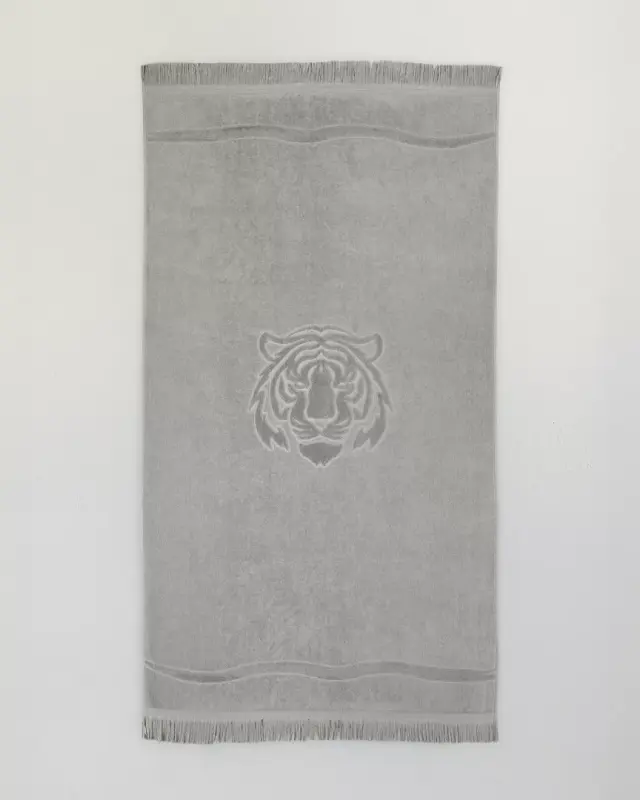 Πετσέτα Θαλάσσης 90x160 420gsm Nima Keya Jacquard Taupe 100% βαμβακερό