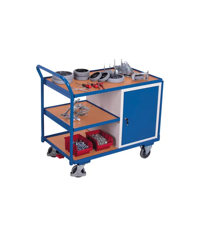 Variofit sw-600.603 Πάγκος Εργασίας Κινητός 3 Επιπέδων για Φορτίο Βάρους ως 250kg 2