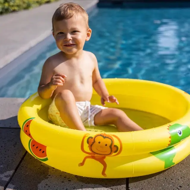 Swim Essentials Φουσκωτή Πισίνα Ø60εκ. "Yellow" 400047 2