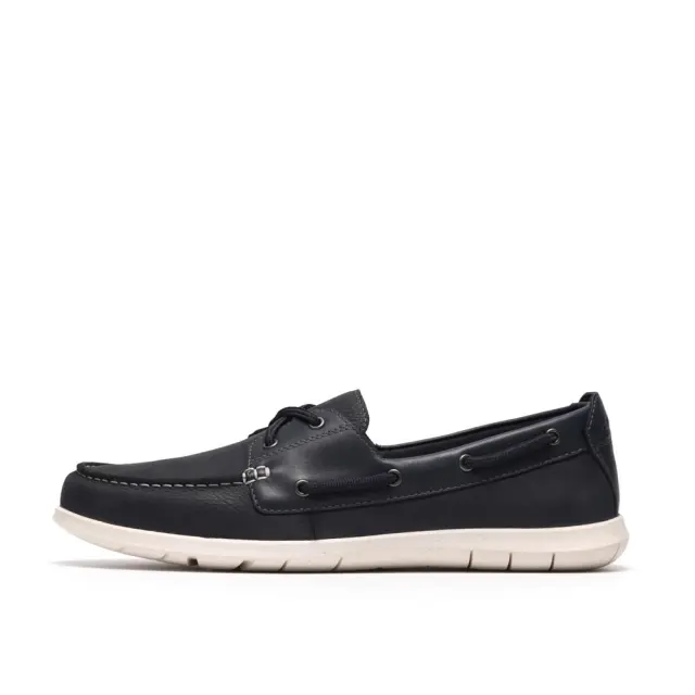 Clarks Flexway 2 Eye Navy Navy Nubuck - 44 2