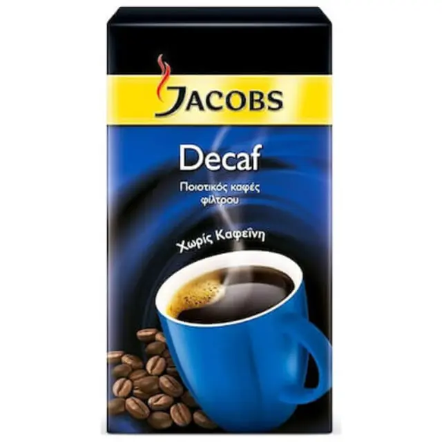 Jacobs Καφές Φίλτρου Decaf 250g Αλεσμένος