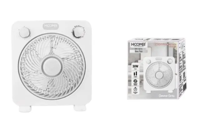 Hoomei Ανεμιστήρας Δαπέδου Δυο Ταχυτήτων 30W με διάμετρο 28εκ. HM-8216