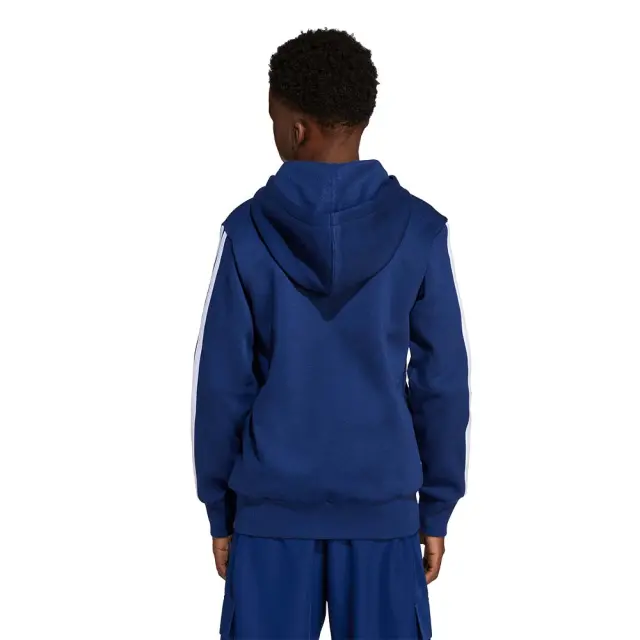 adidas Sportswear Kids 3Stripes Fleece Full-Zip Hoodie Μπλε Σκούρο JY4980 (adidas Sportswear) 2