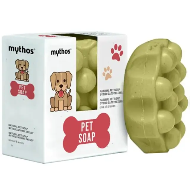 Flax Mythos Pet Dogs Natural Bar Soap with Olive Oil 100gr