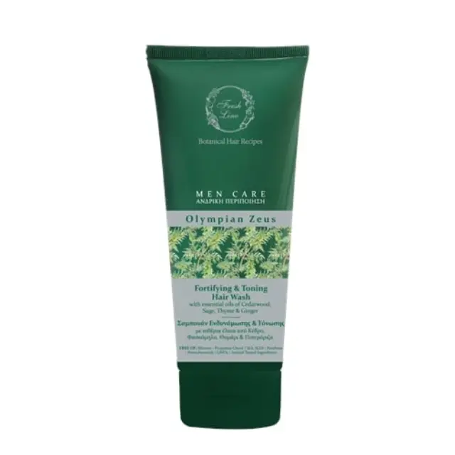 Fresh Line Olympian Zeus Ανδρικό Σαμπουάν Ενδυνάμωσης & Τόνωσης 200ml