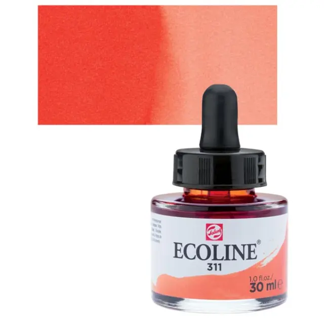 Μελάνι Talens Ecoline - 311 Vermilion - 30ml