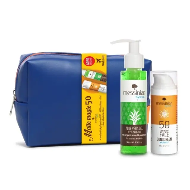 Messinian Spa Σετ Matte Magic SPF50 50ml & Τζελ Αλόης 100ml