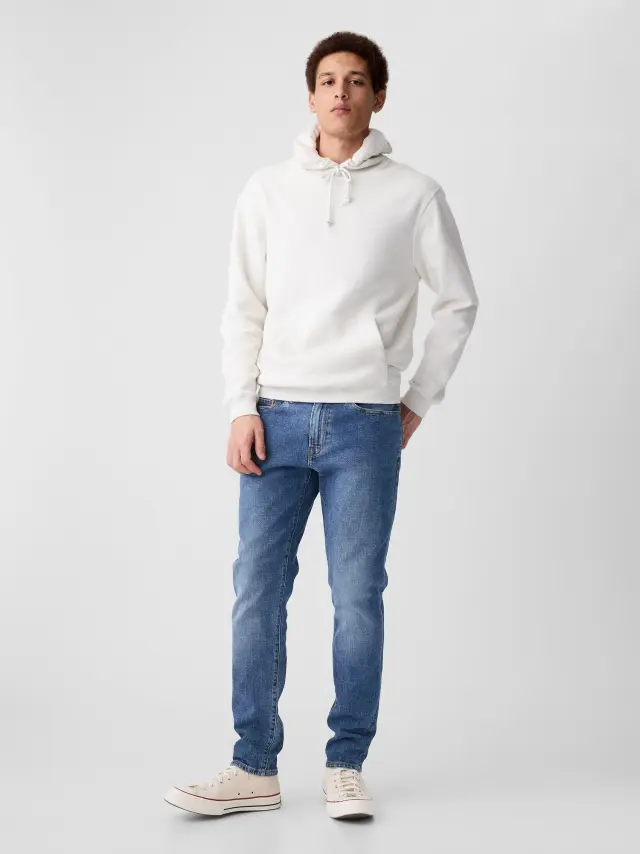 Μπλε Slim Taper GapFlex Jean Παντελόνι με Washwell medium indigo - 31X32