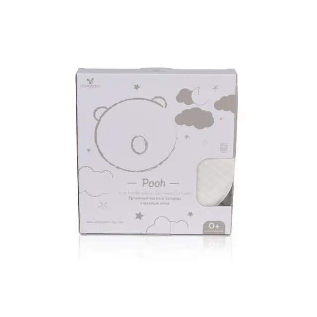 Cangaroo Pooh Μαξιλάρι για Πλαγιοκεφαλία Memory Foam 0m+ 3
