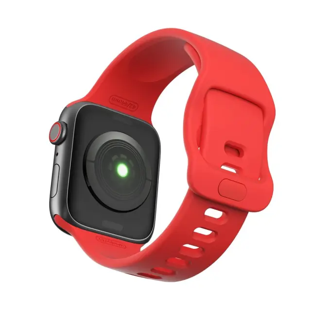 Rubber Λουράκι για Apple Watch 44/45/46/49mm-Red OEM