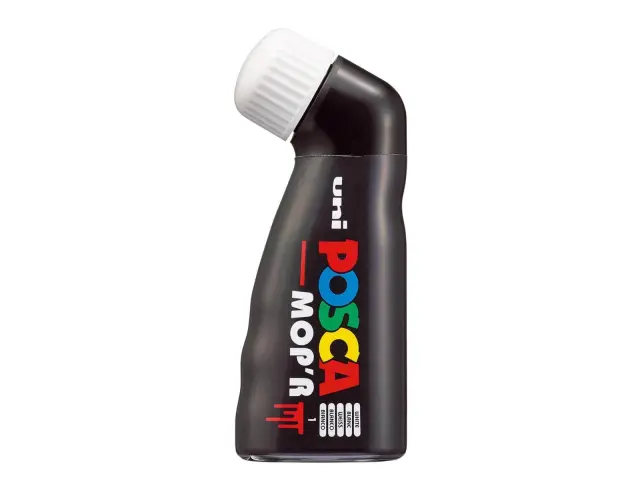 Μαρκαδόρος Σχεδίου Uni Posca Mop'r PCM-22 με πάχος μύτης 3.0-19.0mm - WhitePCM-22 - AΣΠPO