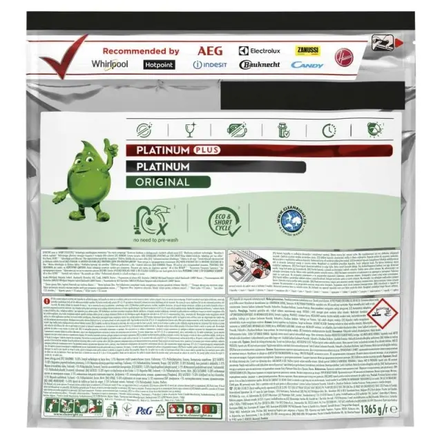 Fairy Caps Platinum Plus Πλυντηρίου Πιάτων anti dull 88 τεμαχίων 2