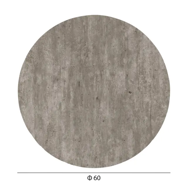 ΕΠΙΦΑΝΕΙΑ ΤΡΑΠΕΖΙΟΥ HPL ΣΤΡΟΓΓΥΛΗ FB95841.37 CONCRETE Φ60εκ. 2