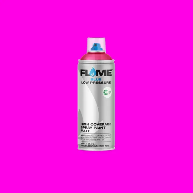 Flame Blue Fluorescent Spray Paint 400ml FB-1004 Fluo Pink