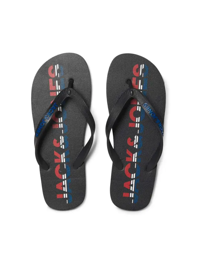 JFWLOGO FLIP FLOP Anthracite - 42/43 2