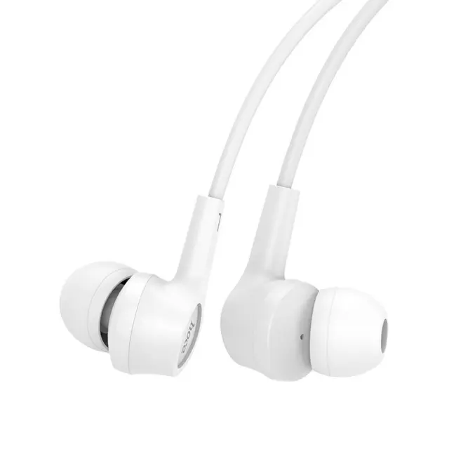 Hands Free Hoco M50 Daitiness Earphones Stereo 3.5mm με Μικρόφωνο και Πλήκτρο Λειτουργίας 1.2μ Λευκό 3