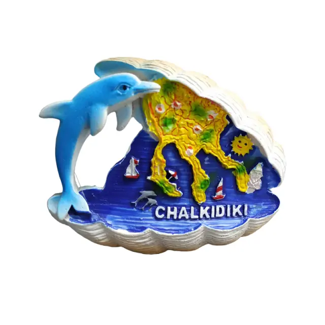 Tουριστικό μαγνητάκι Souvenir – Σετ 12pcs - Chalkidiki - 678098