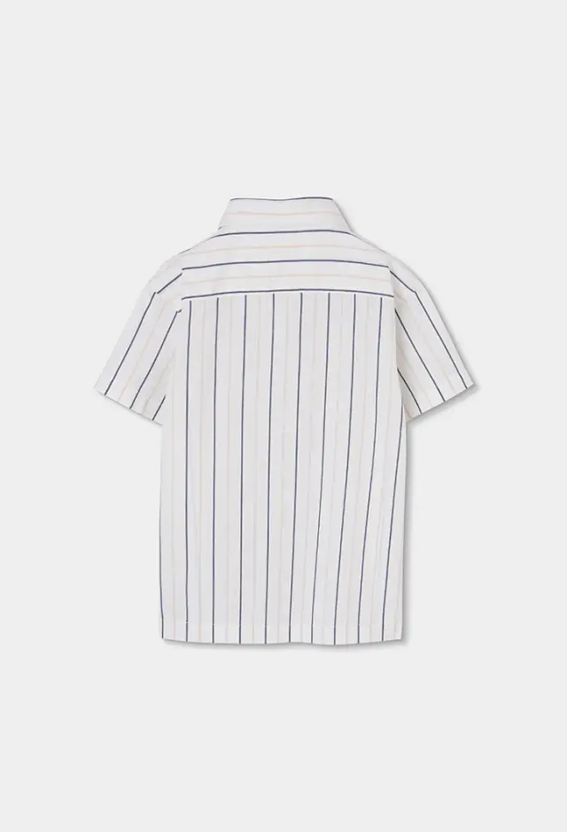 Boboli Poplin πουκάμισο ριγέ για αγόρι 843128-9817 2