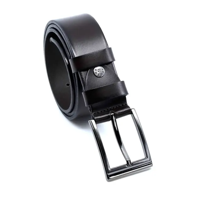 Καφέ Δερμάτινη Ζώνη Full Grain 4 cm - 145cm 2