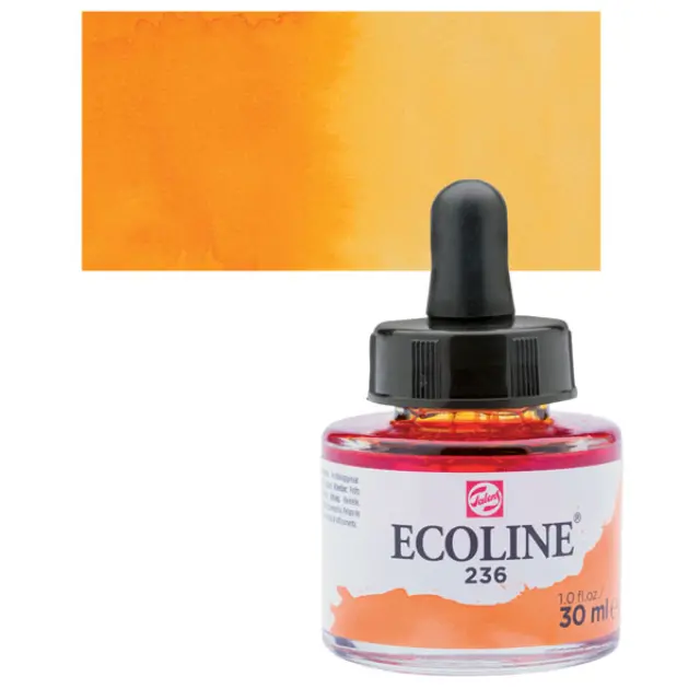 Μελάνι Talens Ecoline - 236 Light Orange - 30ml