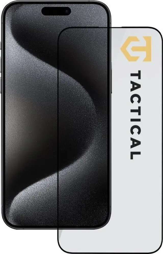 Tactical Glass Shield 5D for Apple iPhone 15 Pro Max Black
